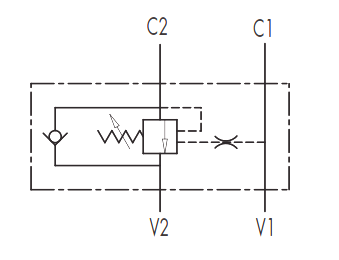 kočioni ventil jednostruki